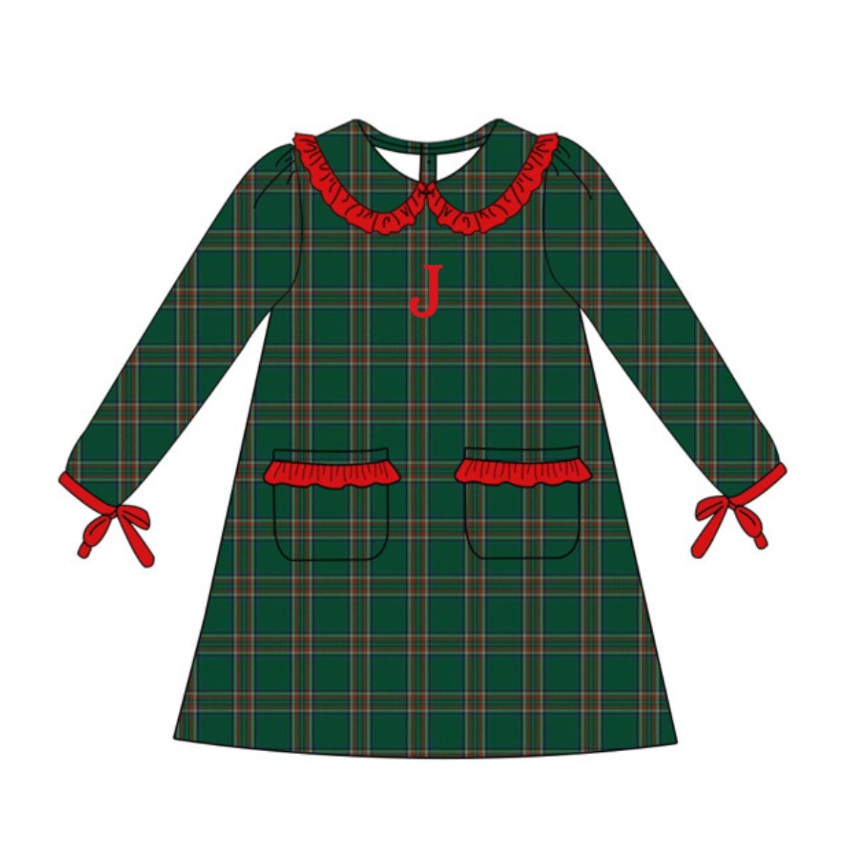 Traditional Plaid Girl’s Dress PREORDER ETA OCTOBER