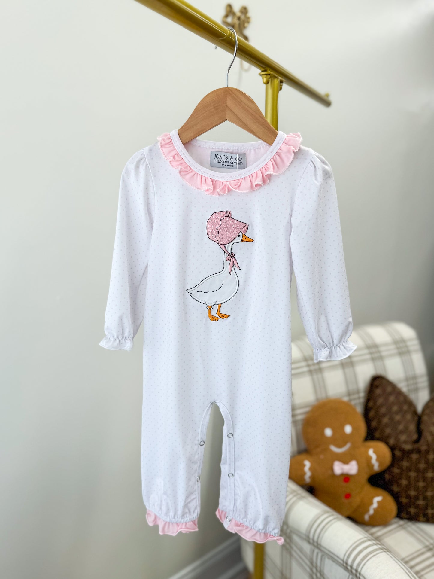 The Darling Gosling Girl’s Romper