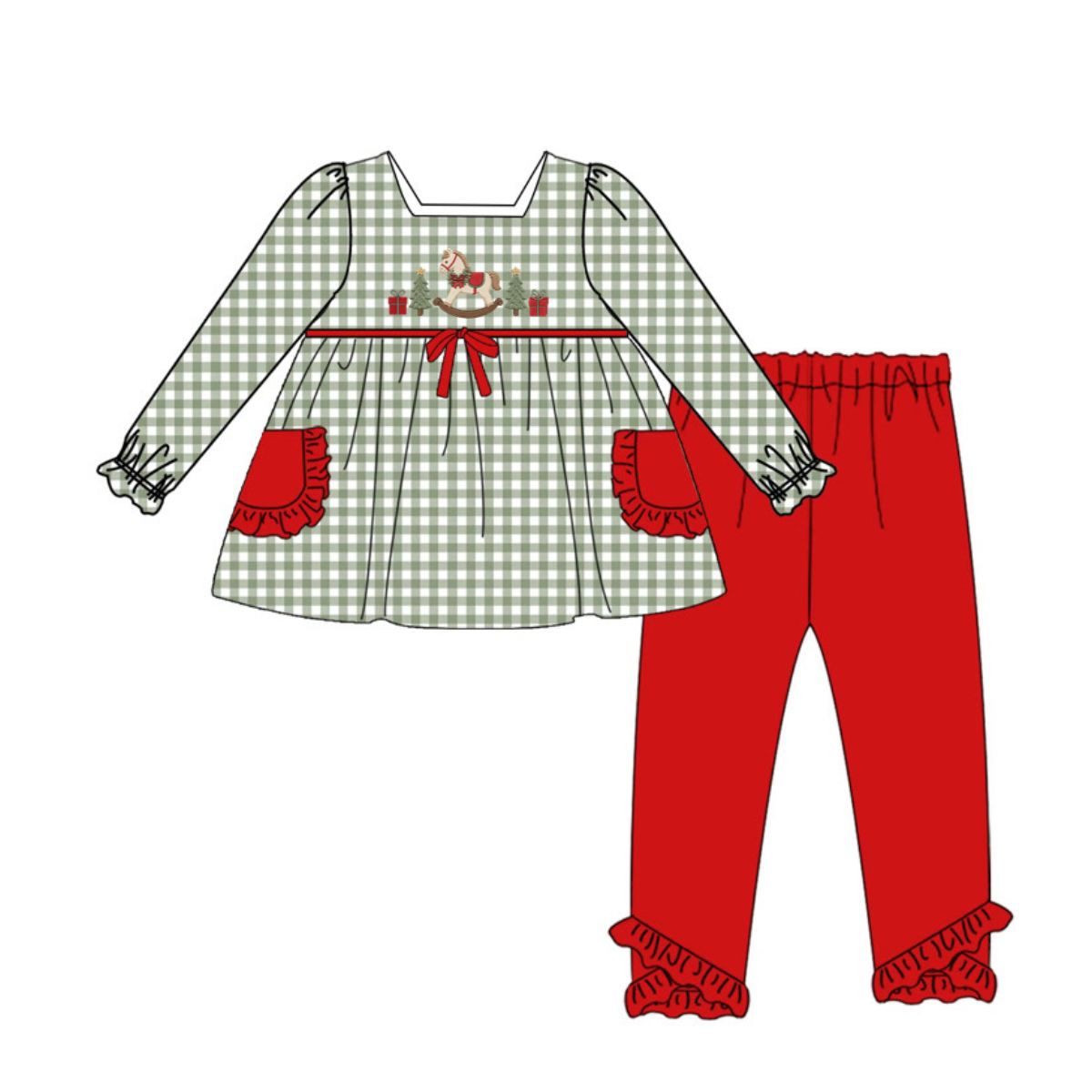 Rocking Around Girl’s Pant Set PREORDER ETA OCTOBER