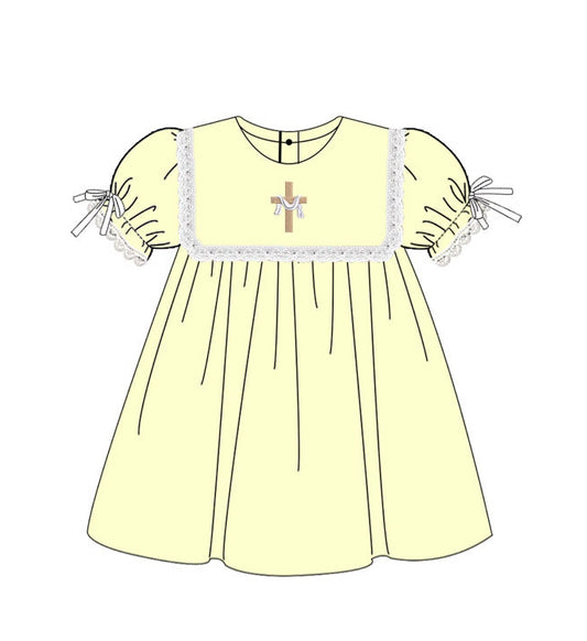 Heirloom Inspired Cross Girl Dress PREORDER ETA LATE JANUARY