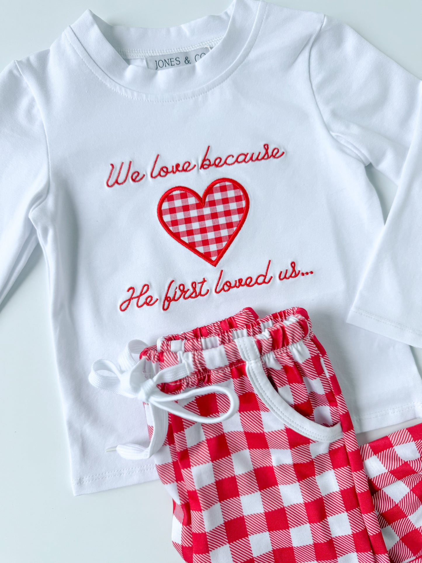 He first loved us Boy's Pant Set