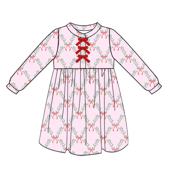 Pink Christmas Girl’s Dress PREORDER ETA OCTOBER