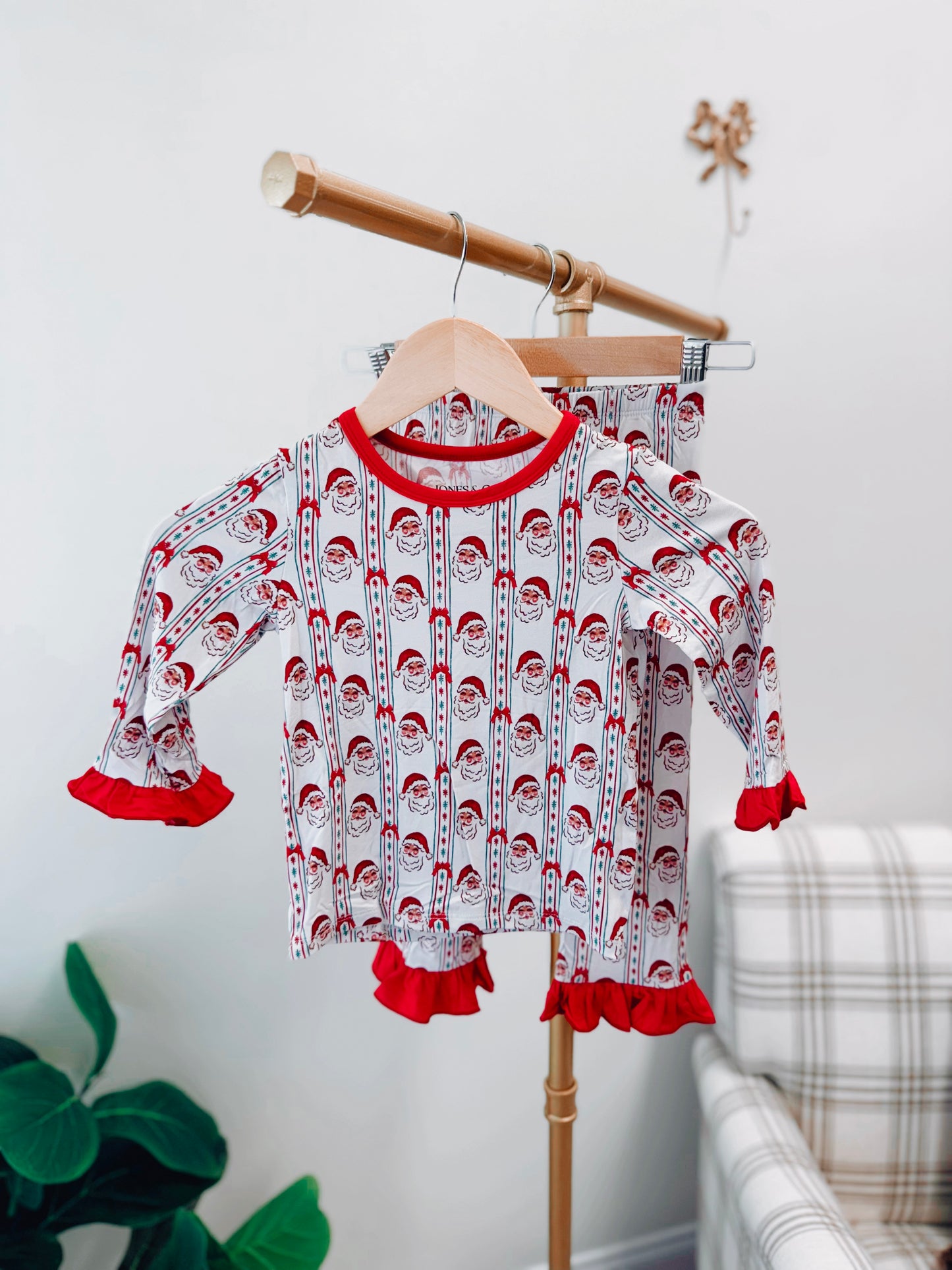 Girl’s Bamboo Santa Set