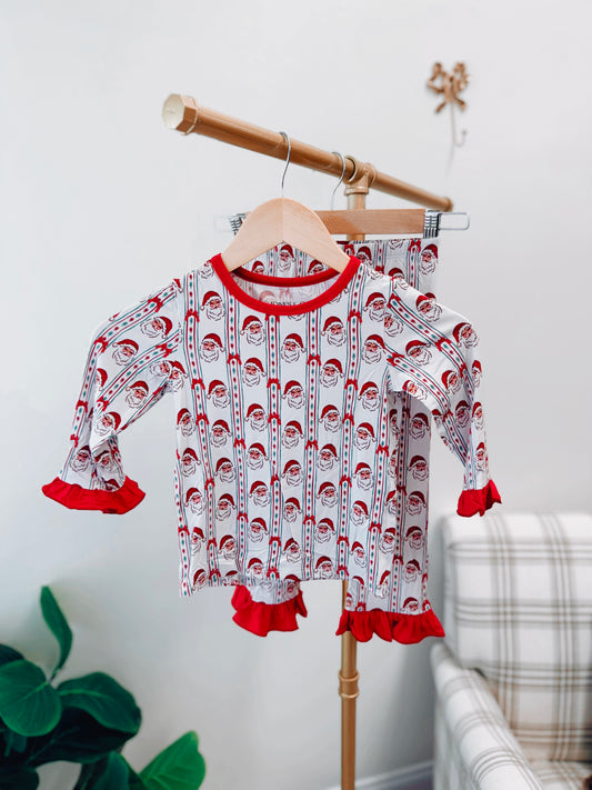 Girl’s Bamboo Santa Set