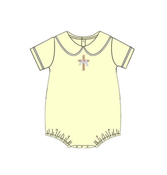 Cross Embroidered Boy Collar Bubble PREORDER ETA LATE JANUARY