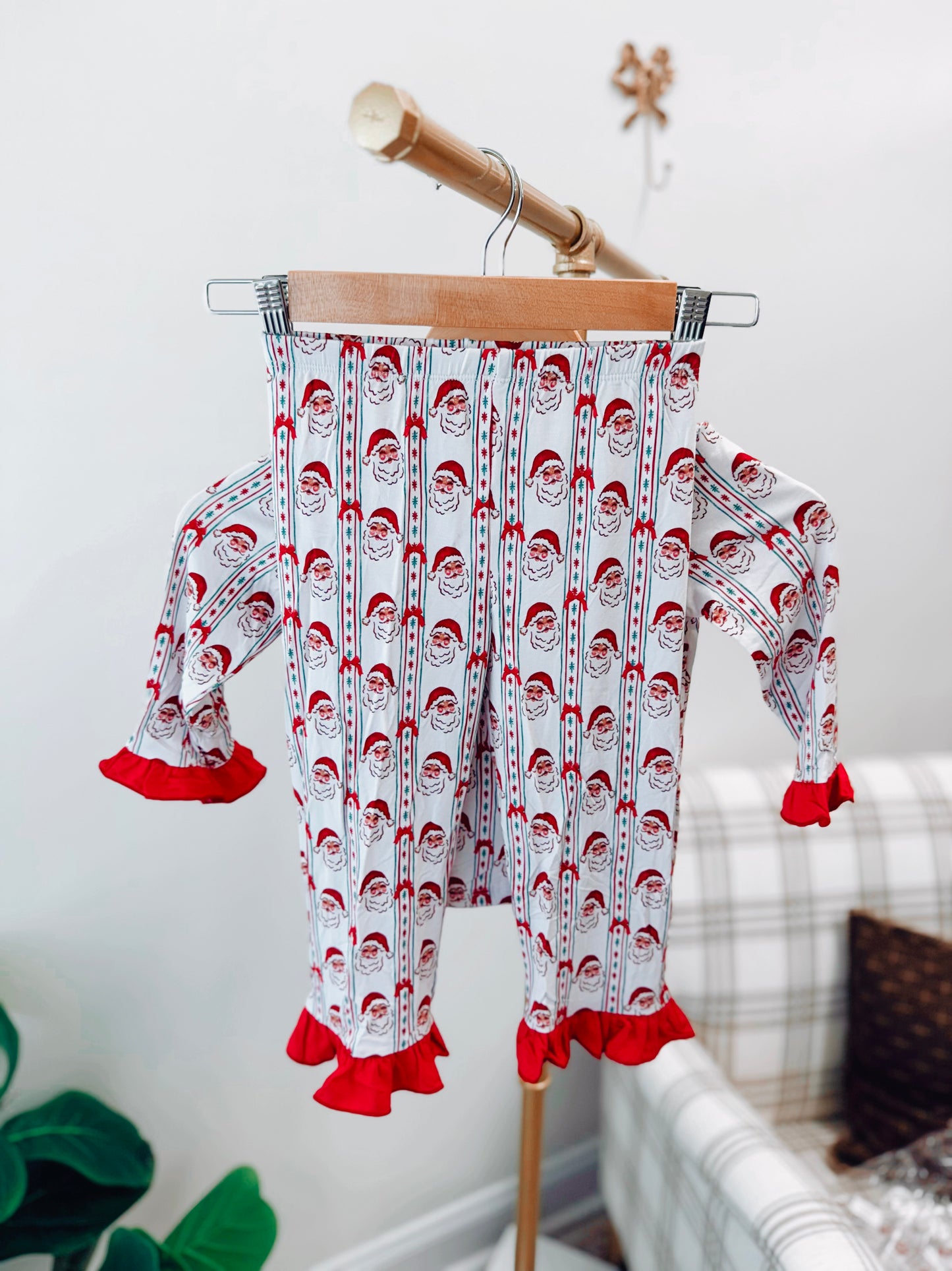 Girl’s Bamboo Santa Set