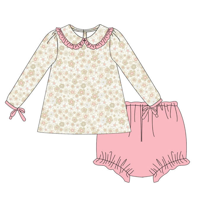 Wildflower Wishes Girl's Diaper Set PREORDER ETA LATE SEPTEMBER