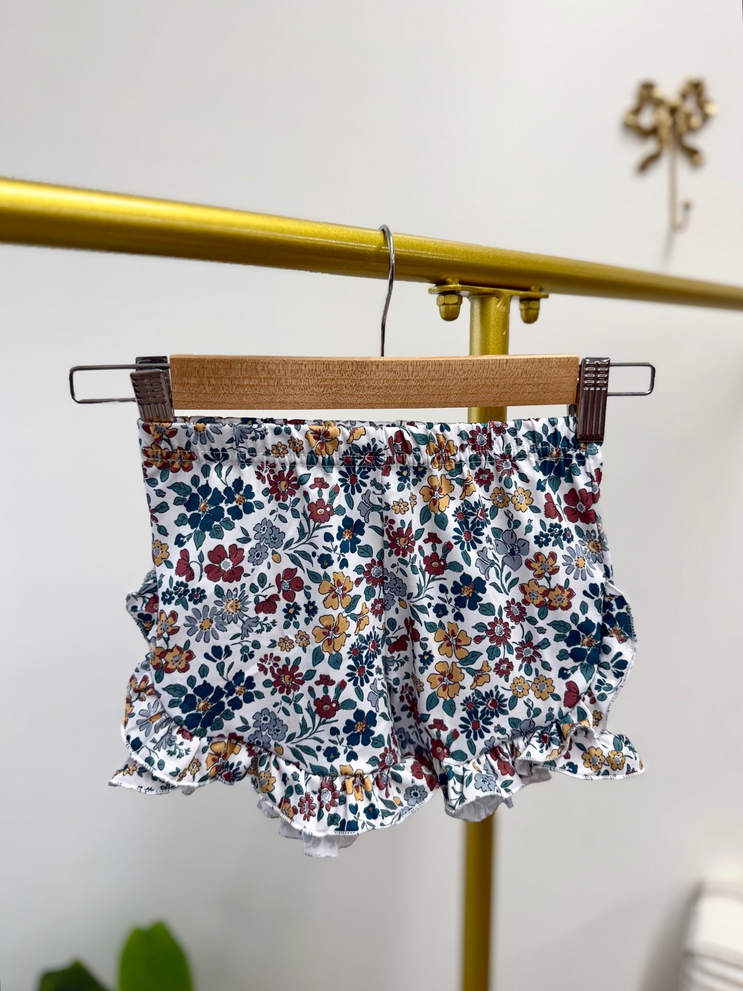 Fall Florals Girl's Short Set