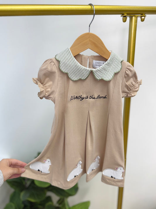 Worthy is the Lamb Girl's Dress