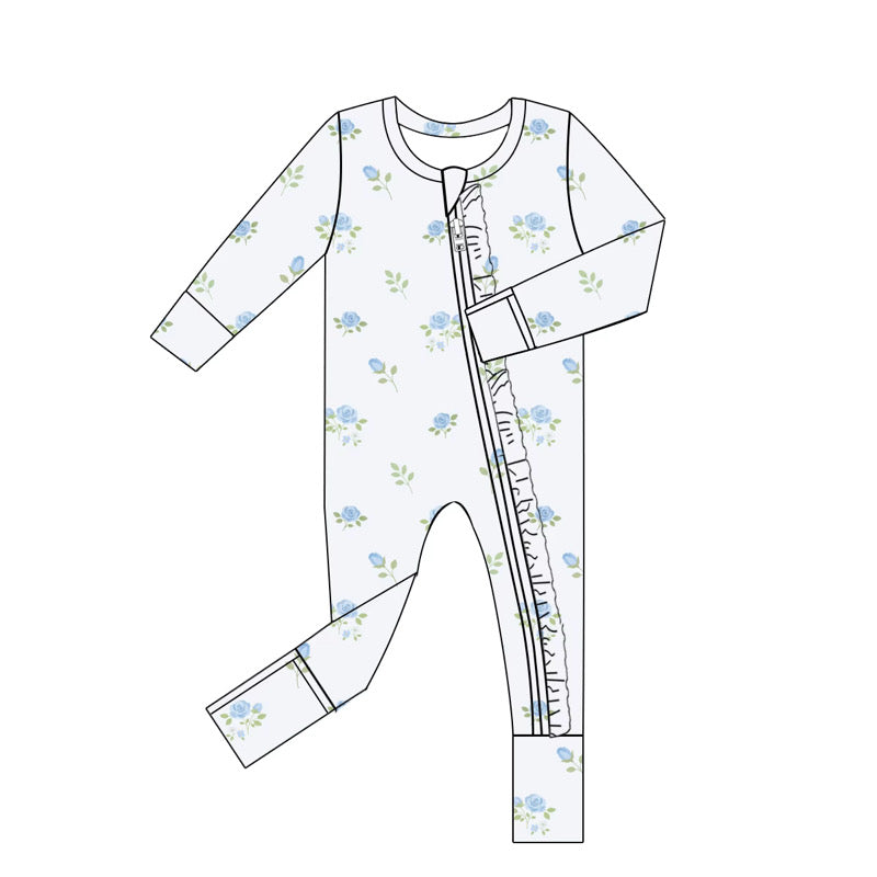 Blue Blossom Girl's Bamboo Zippy PREORDER ETA LATE SEPTEMBER