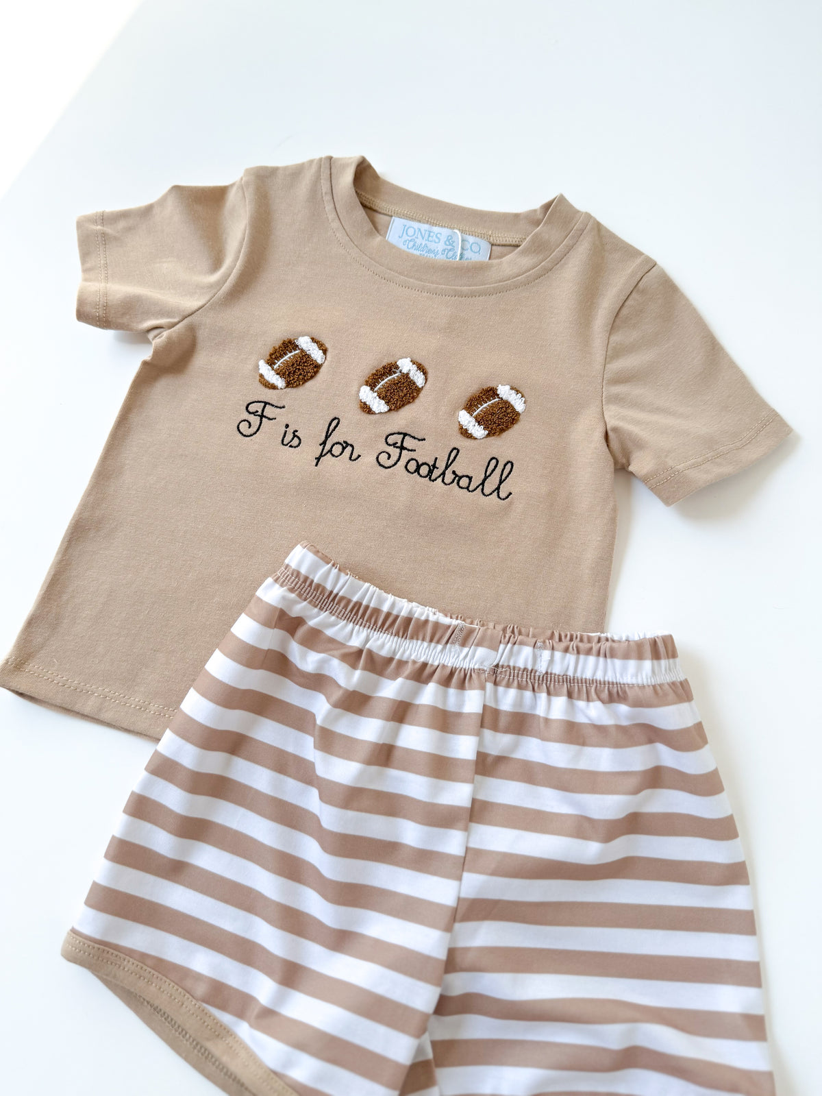 F is for Football Boy’s Short Set