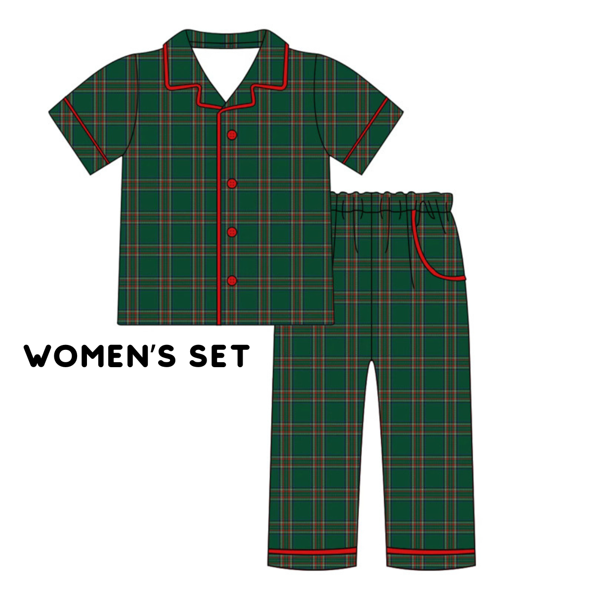 Traditional Plaid Women’s Bamboo Set PREORDER ETA OCTOBER