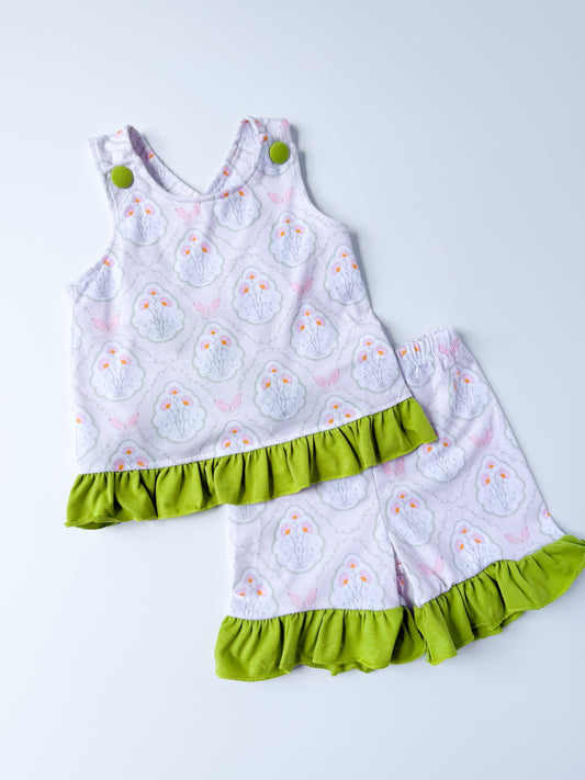 Butterfly Garden Girl’s Short Set