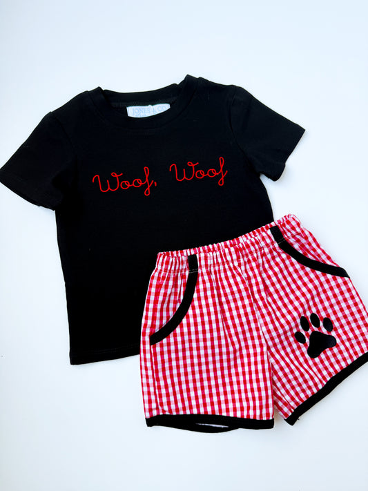 Woof Woof Boy’s Short Set