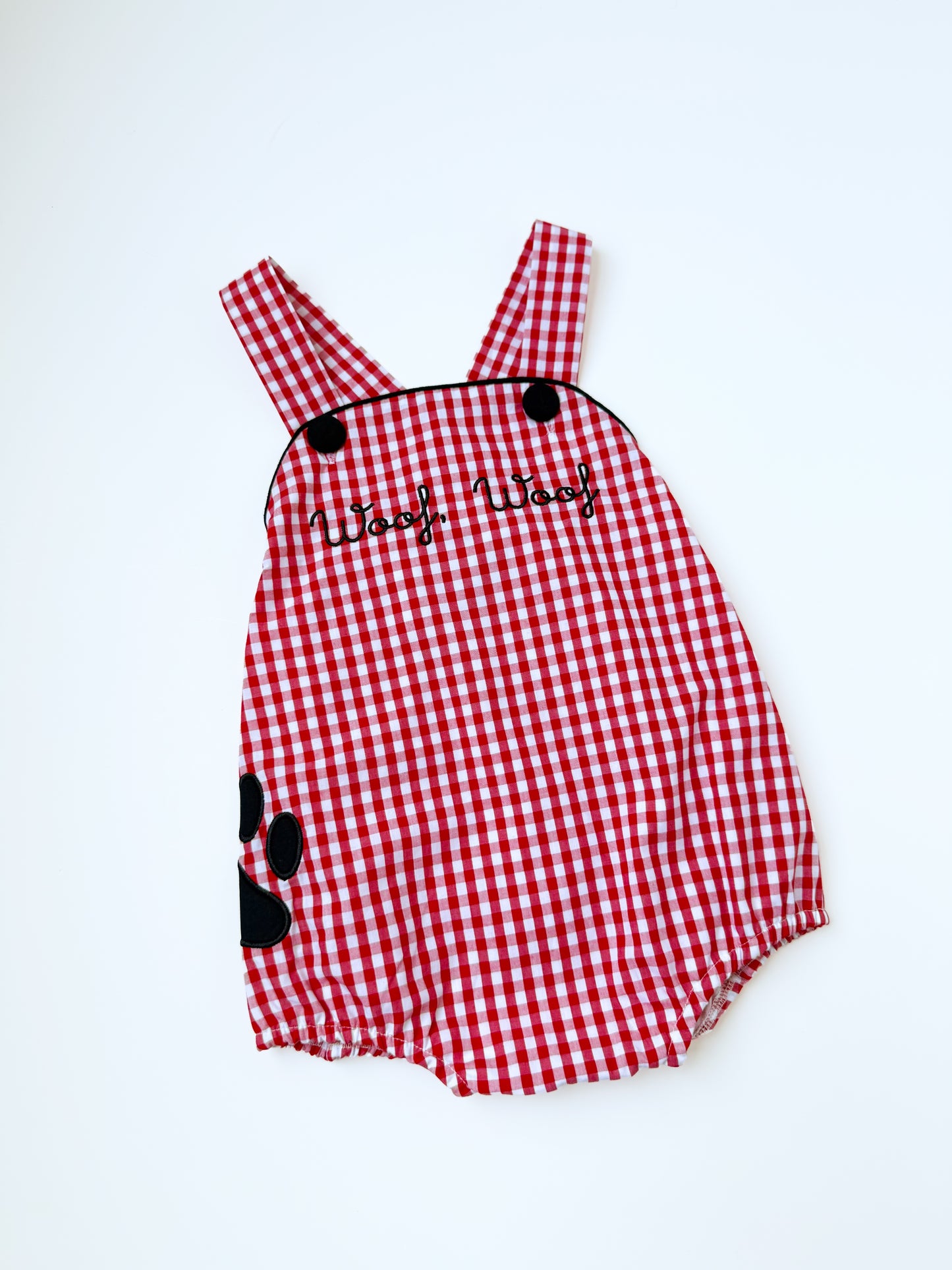 Woof Woof Boy’s Gingham Bubble