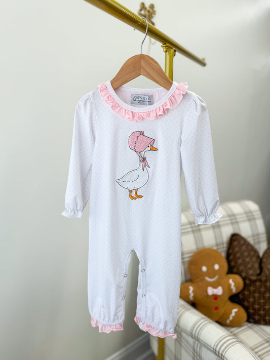 The Darling Gosling Girl’s Romper