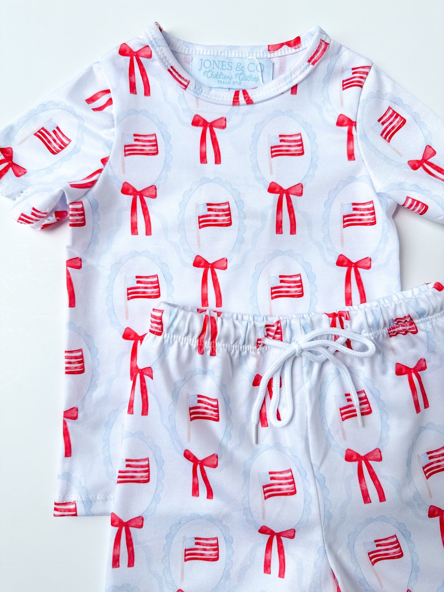 All American Girl’s Scallop Short Set
