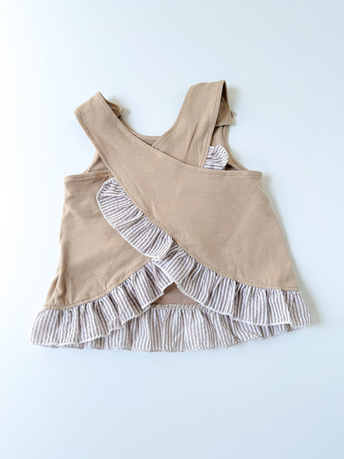 Seersucker Gameday Girl’s Diaper Set