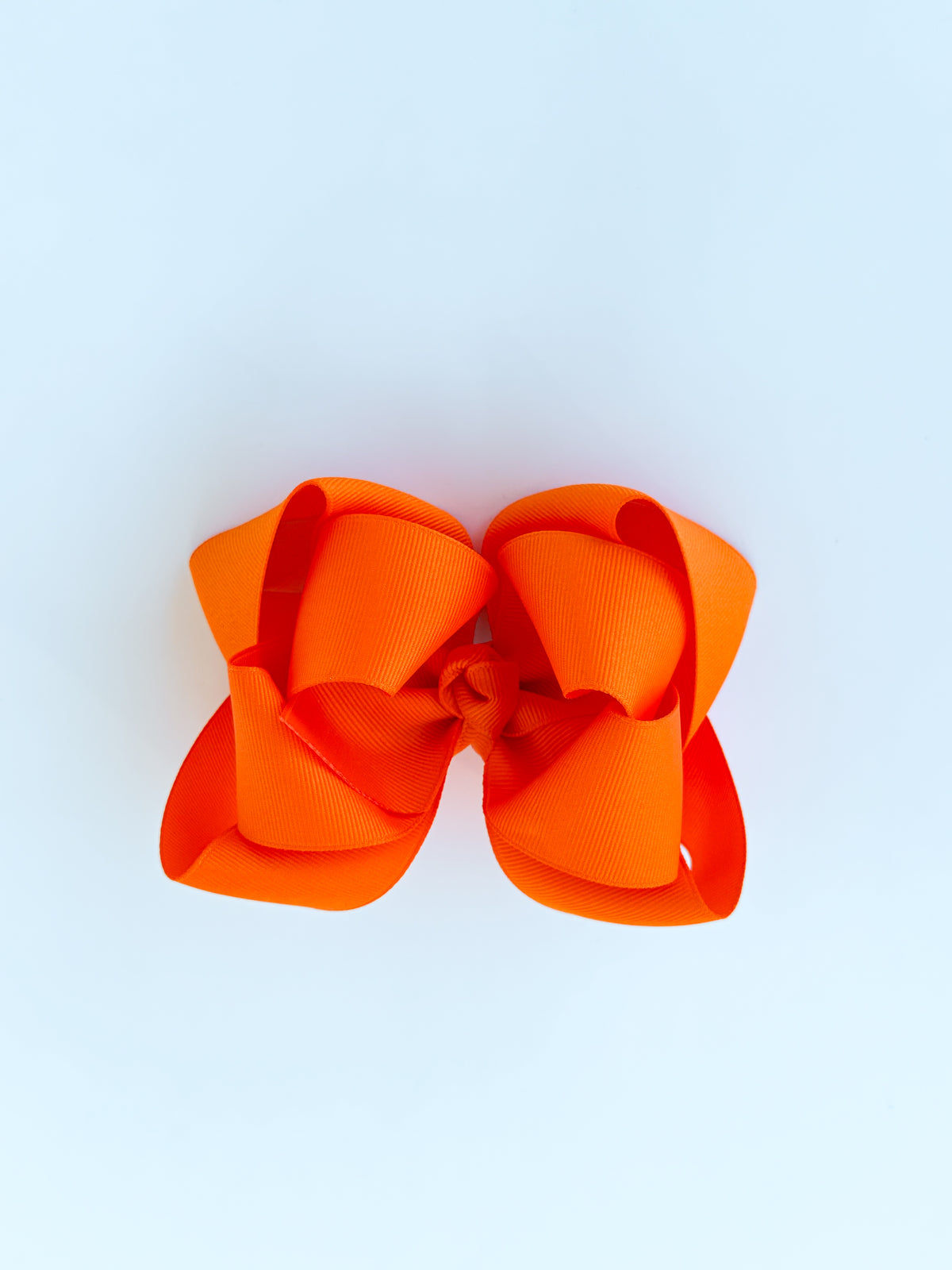 Layered Orange Bow - Crowned with Grace
