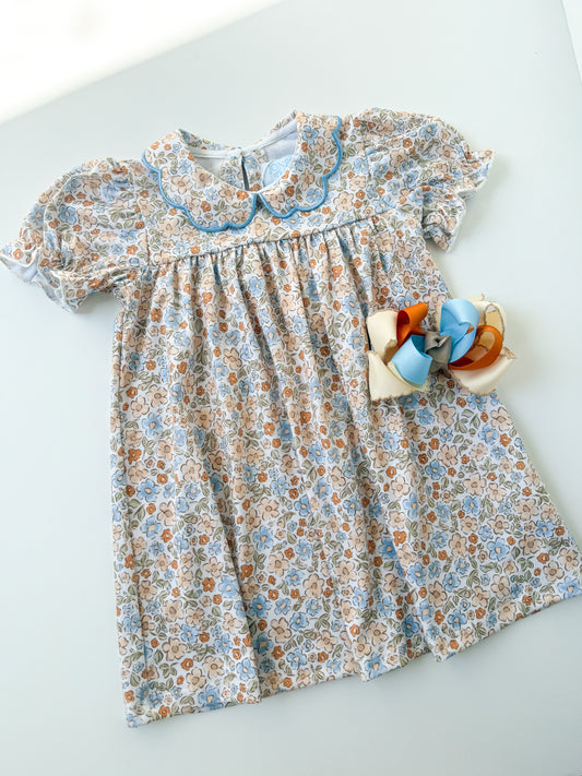 Fall Floral Girl’s Dress