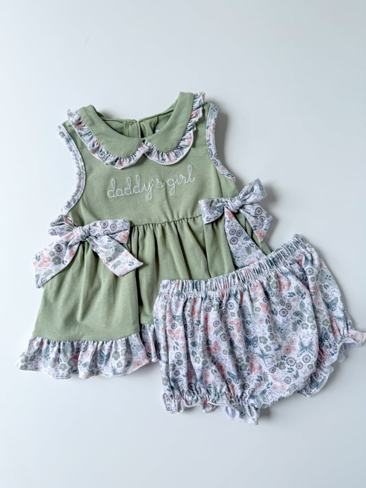 Daddy’s Girl Butterfly Diaper Set