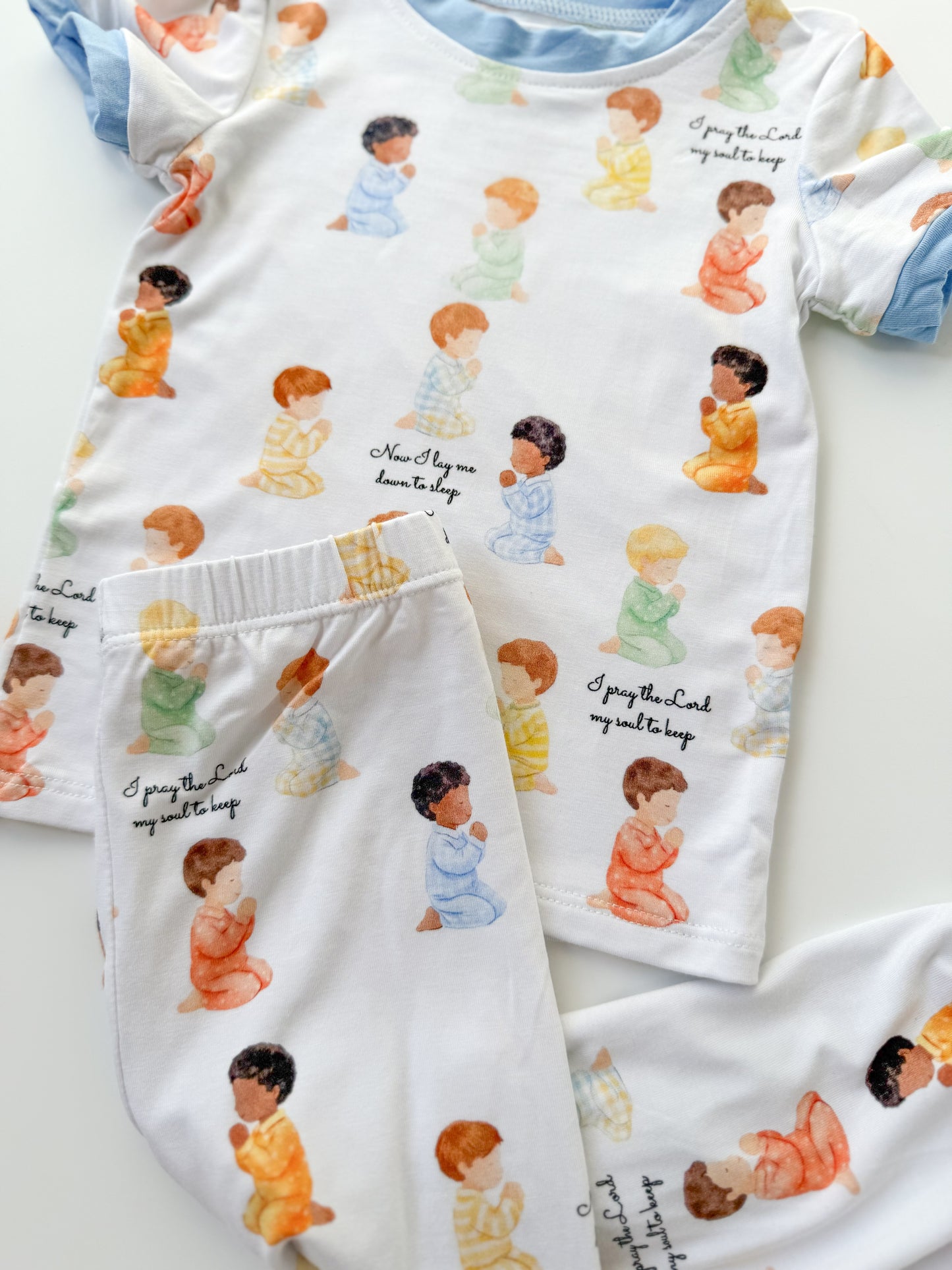 Bedtime Prayers Boy’s Bamboo Set