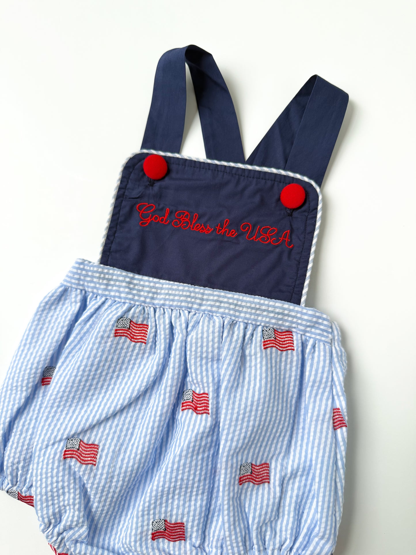 God Bless the USA Boy’s Sunsuit