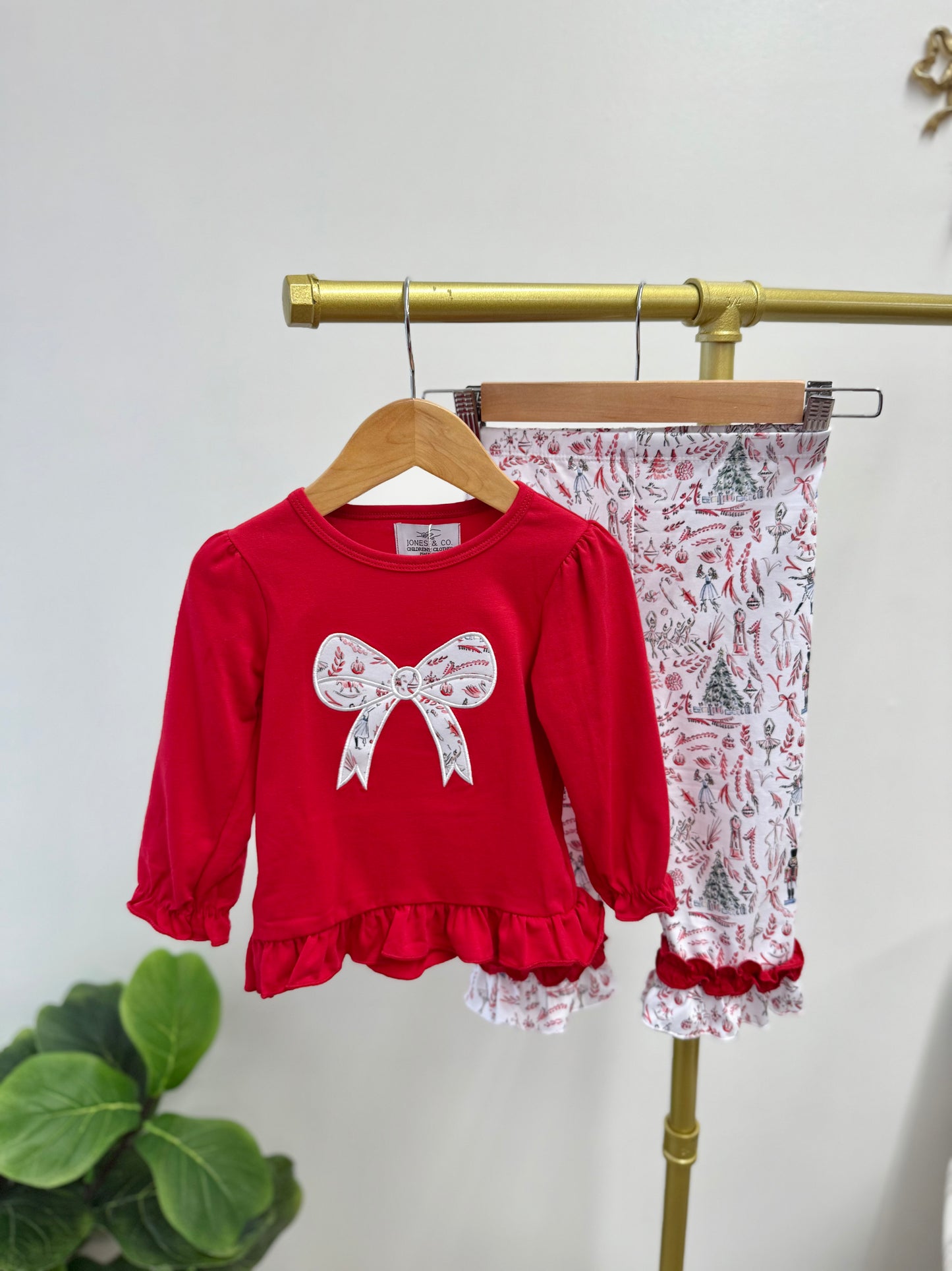 Nutcracker Noel Girl's Pant Set