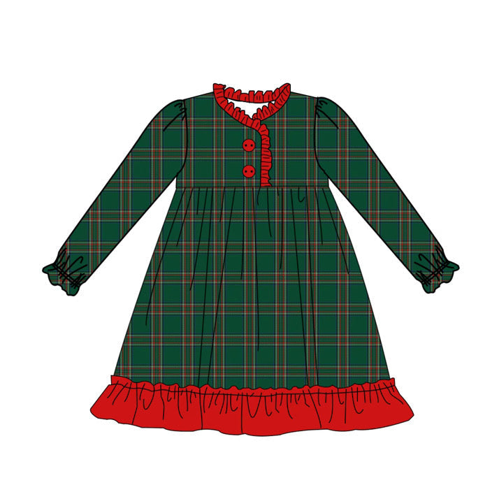 Traditional Plaid Girl’s Bamboo Nightgown PREORDER ETA OCTOBER
