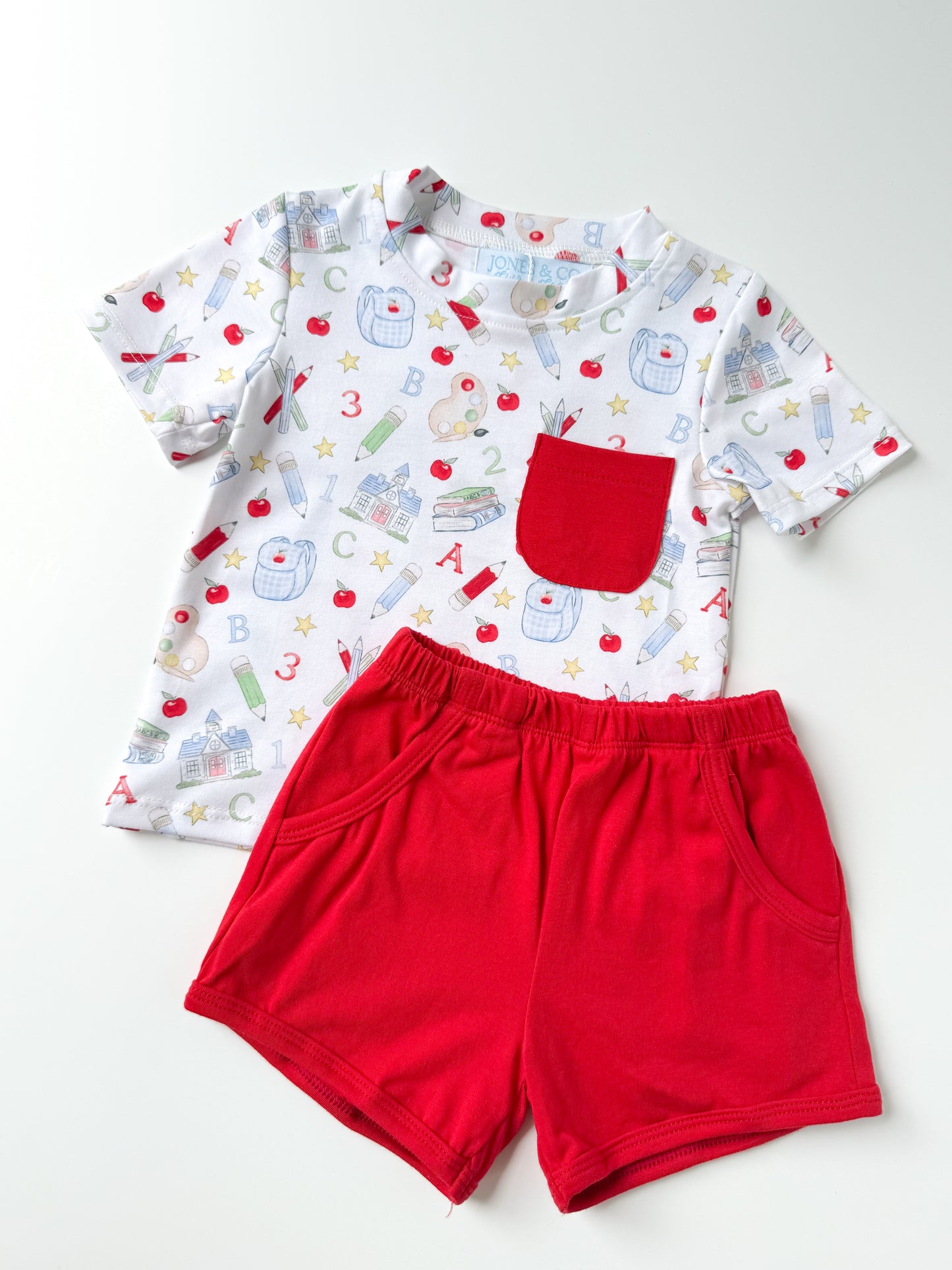 Classroom Toile Boy’s Short Set