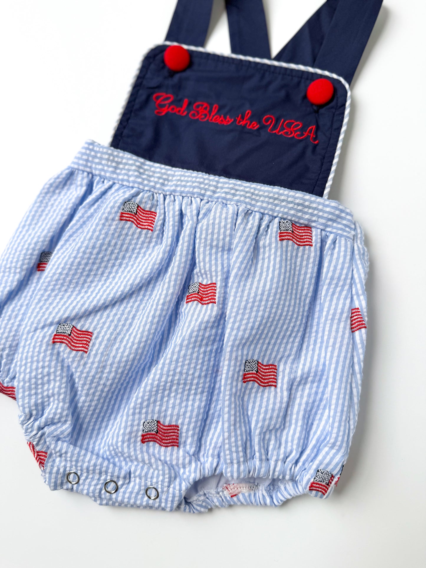 God Bless the USA Boy’s Sunsuit