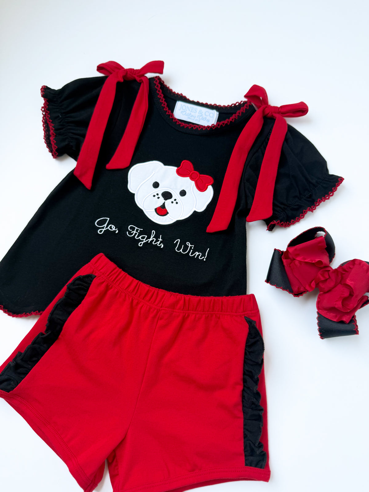 Go Fight Win Girl’s Short Set