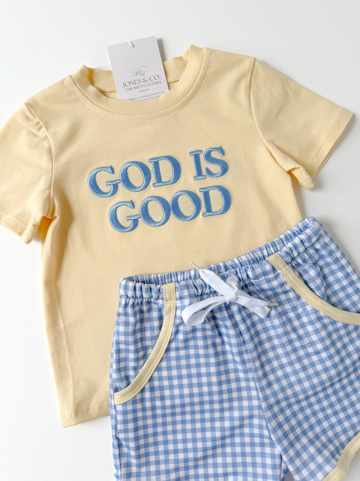 God is Good Boy’s Short Set