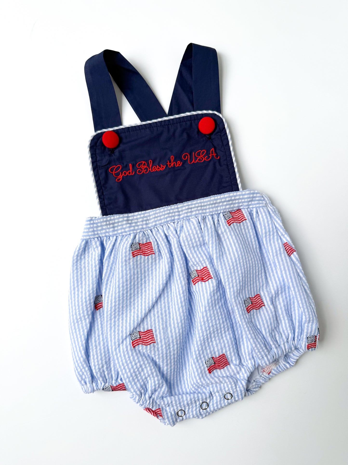 God Bless the USA Boy’s Sunsuit
