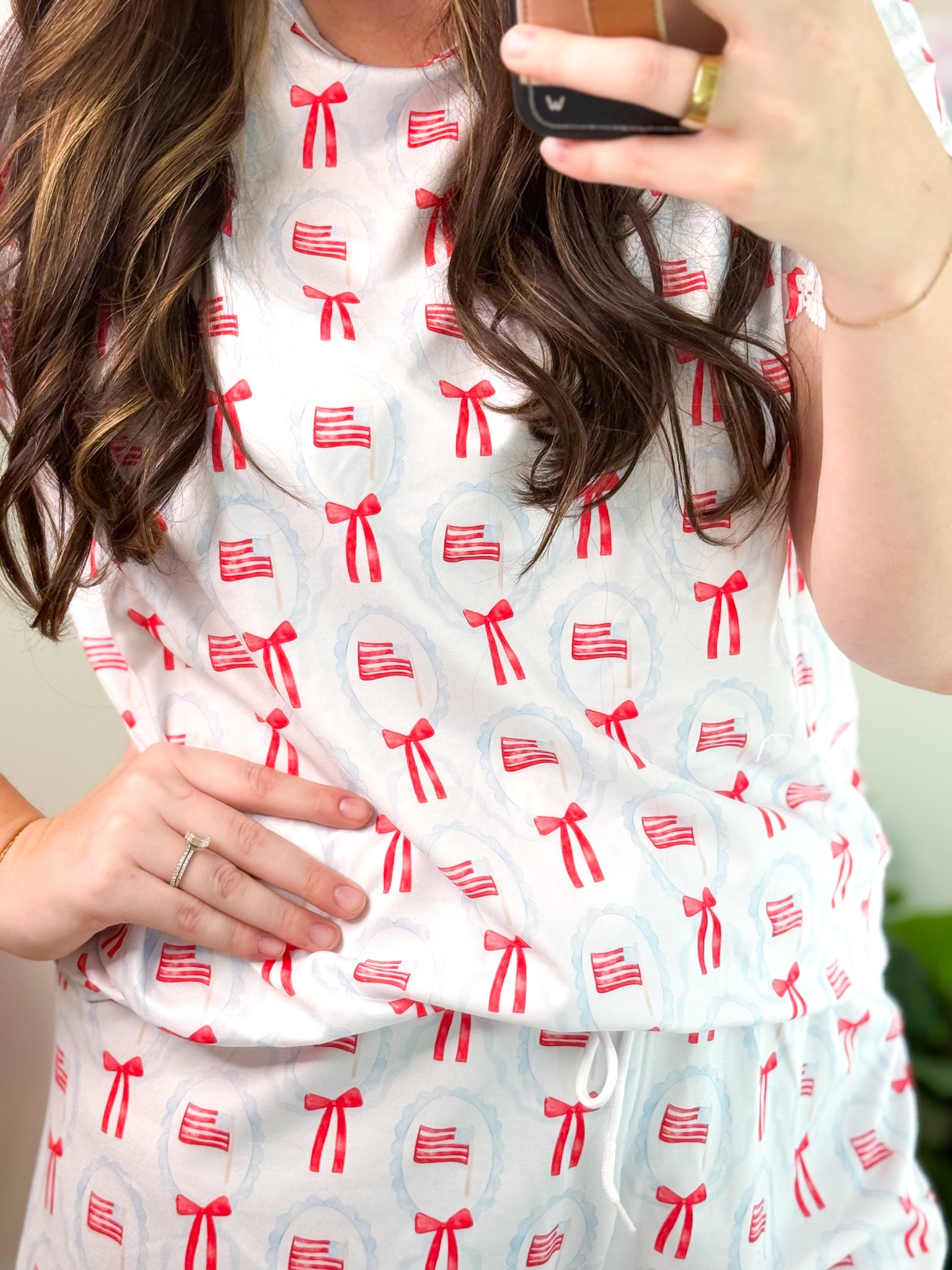 All American Women’s Scallop Short Set