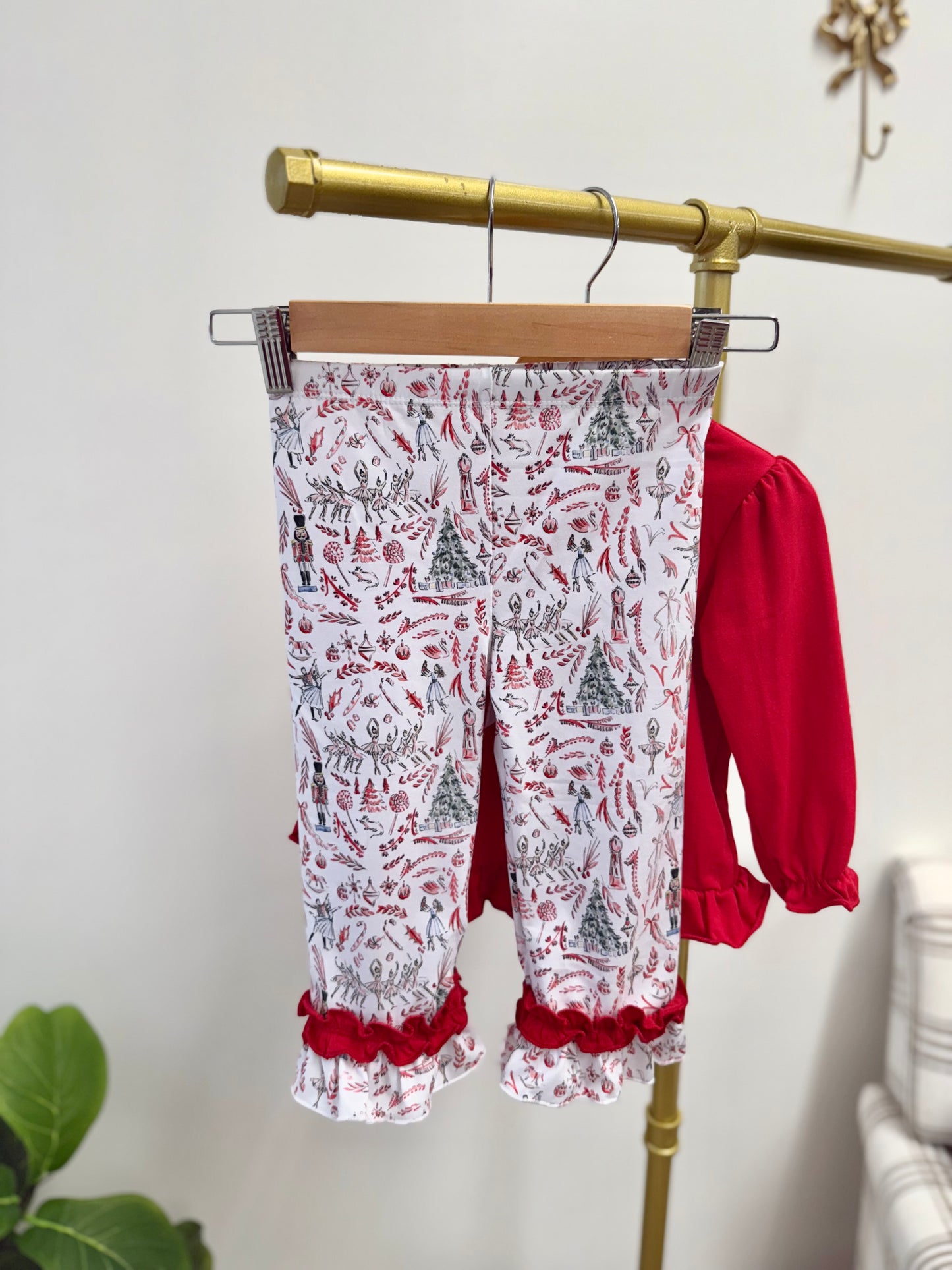 Nutcracker Noel Girl's Pant Set