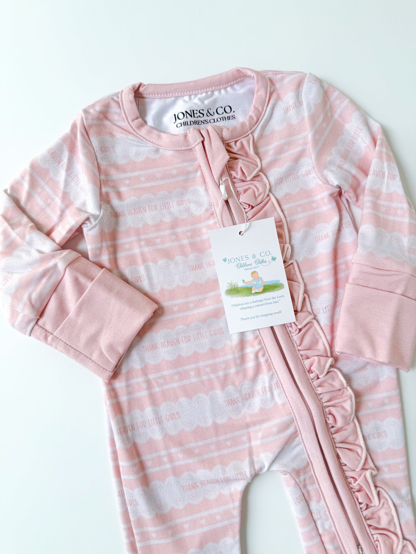 Thank Heaven for Little Girls Bamboo Zippy