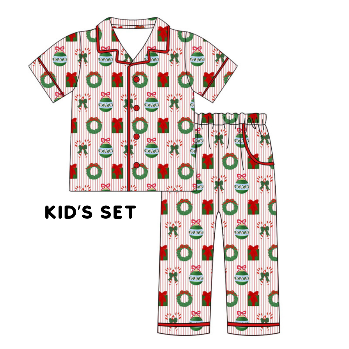 Christmas Keepsakes Kid’s Bamboo Buttondown Set PREORDER ETA OCTOBER