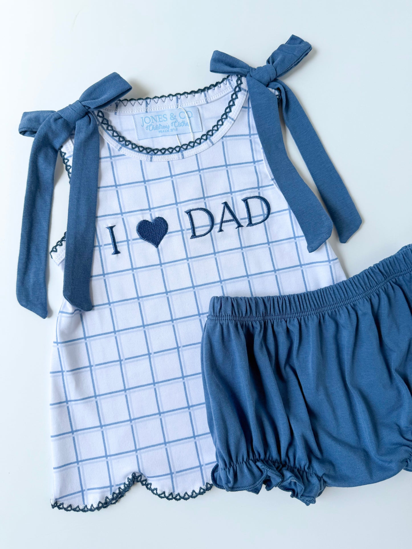 I Love Dad Girl’s Diaper Set