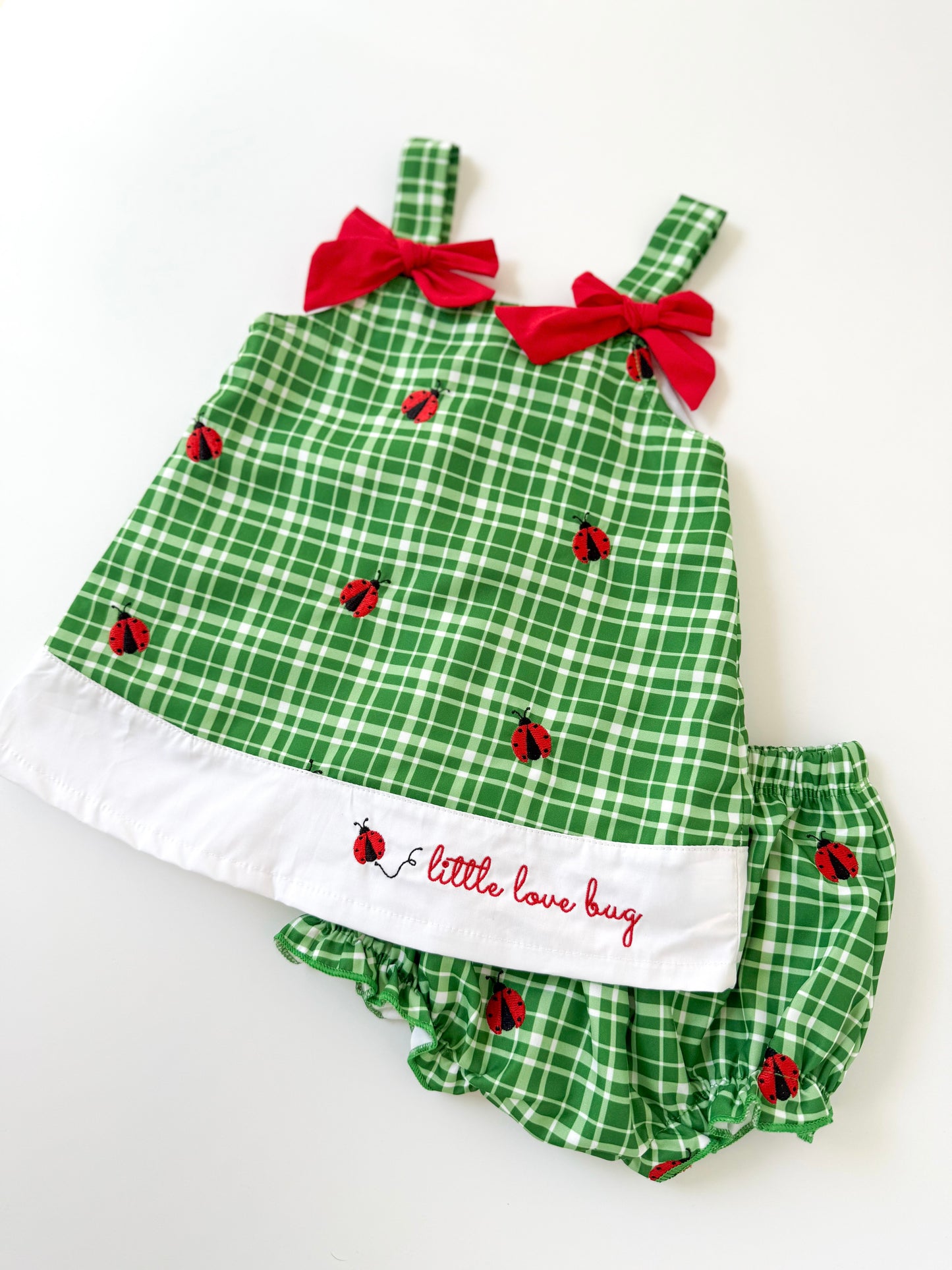 Little Love Bug Girl’s Diaper Set