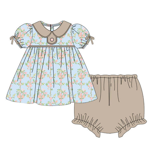 Adeline Bloom Girl's Diaper Set PREORDER ETA LATE SEPTEMBER