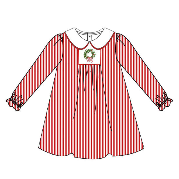 Christmas Seersucker Girl’s Dress PREORDER ETA OCTOBER