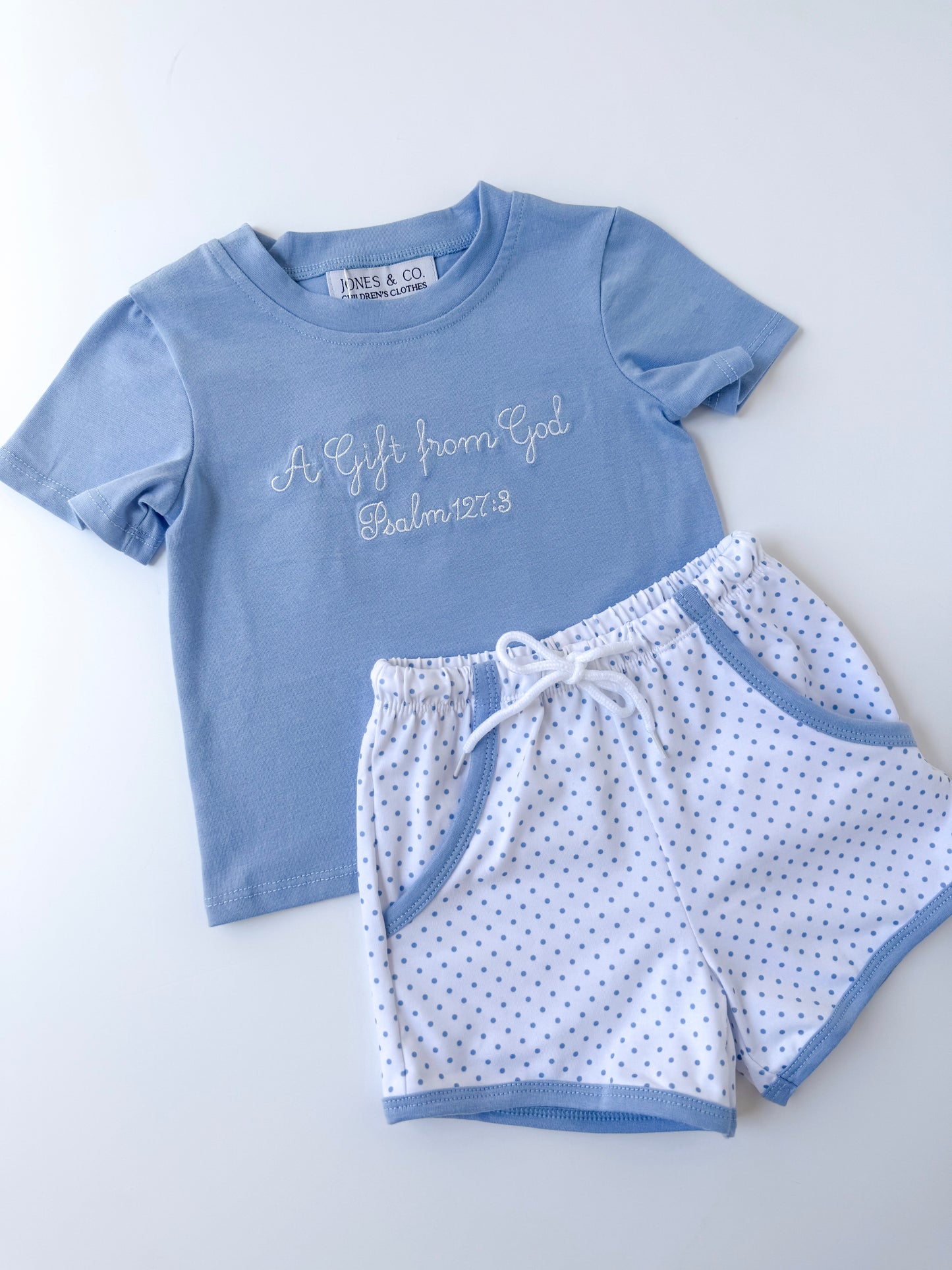 A Gift from God Boy’s Short Set