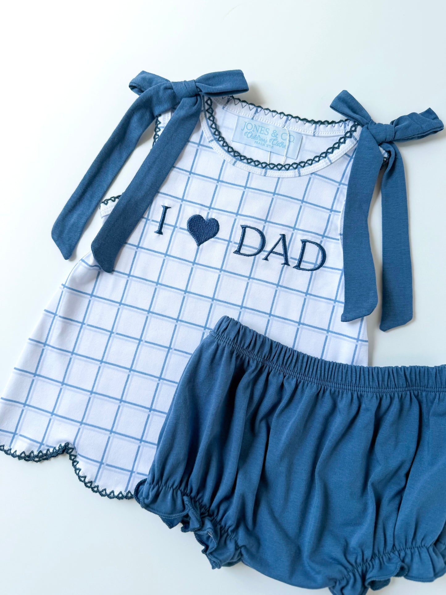 I Love Dad Girl’s Diaper Set
