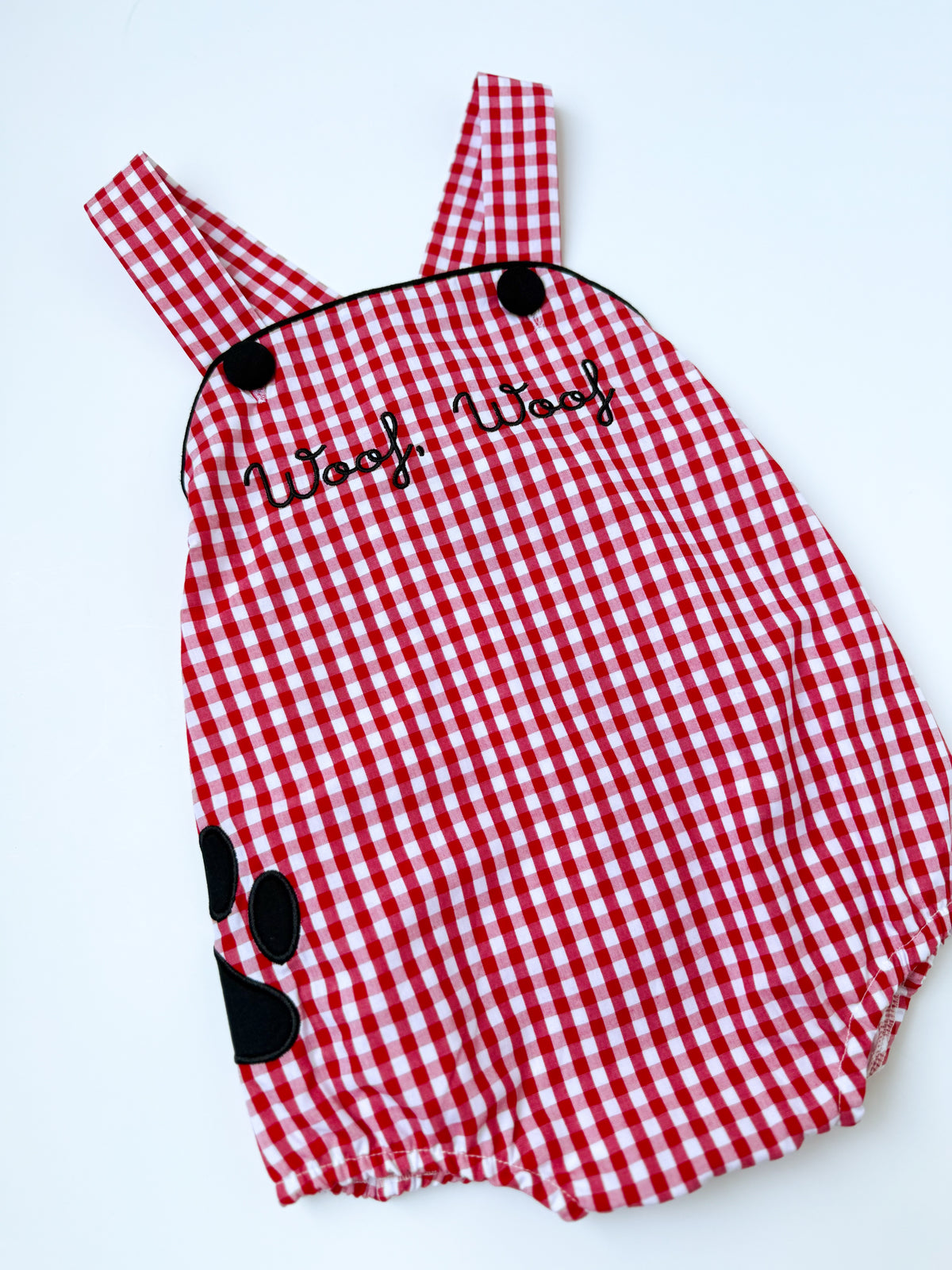 Woof Woof Boy’s Gingham Bubble