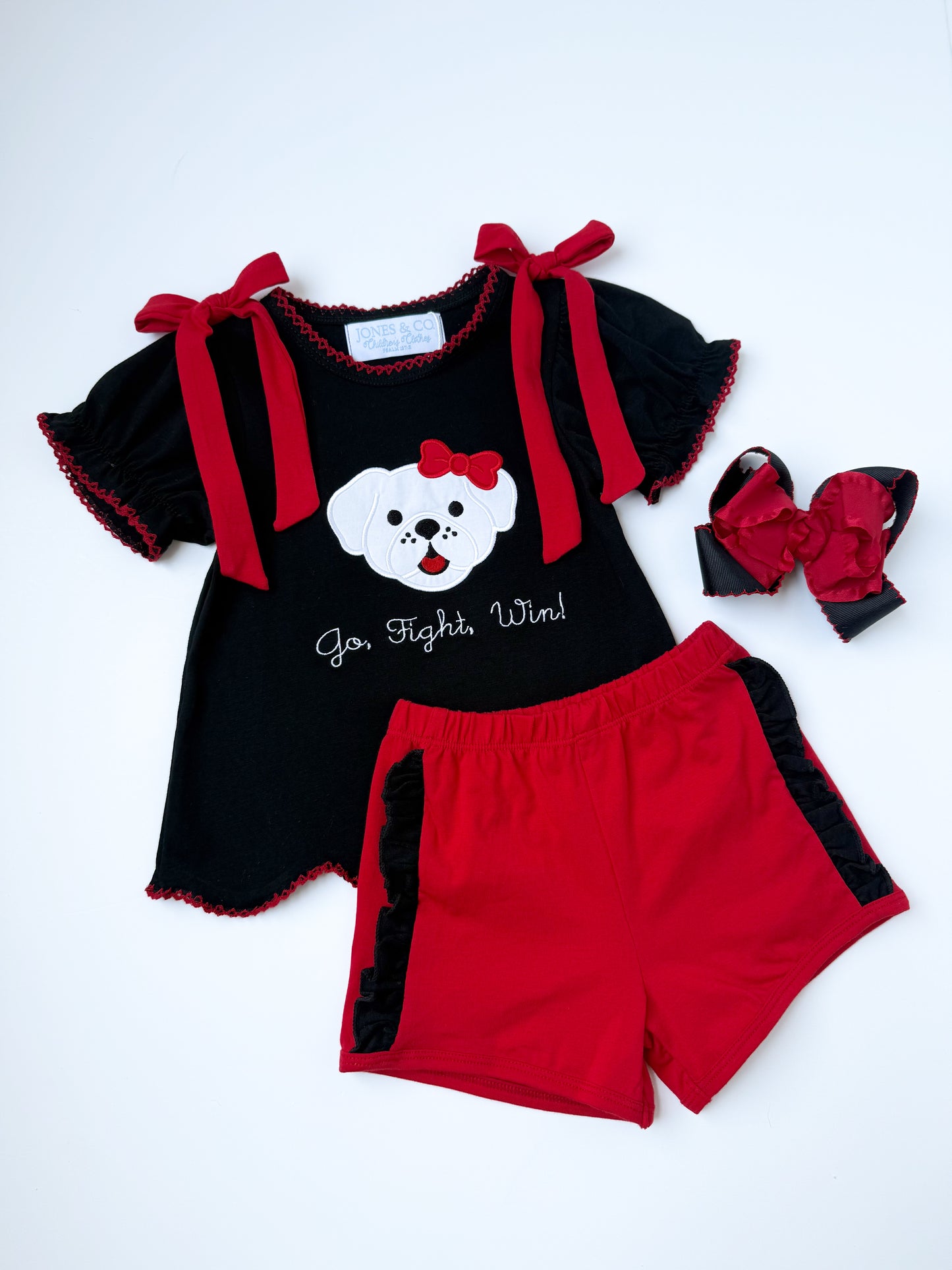 Go Fight Win Girl’s Short Set