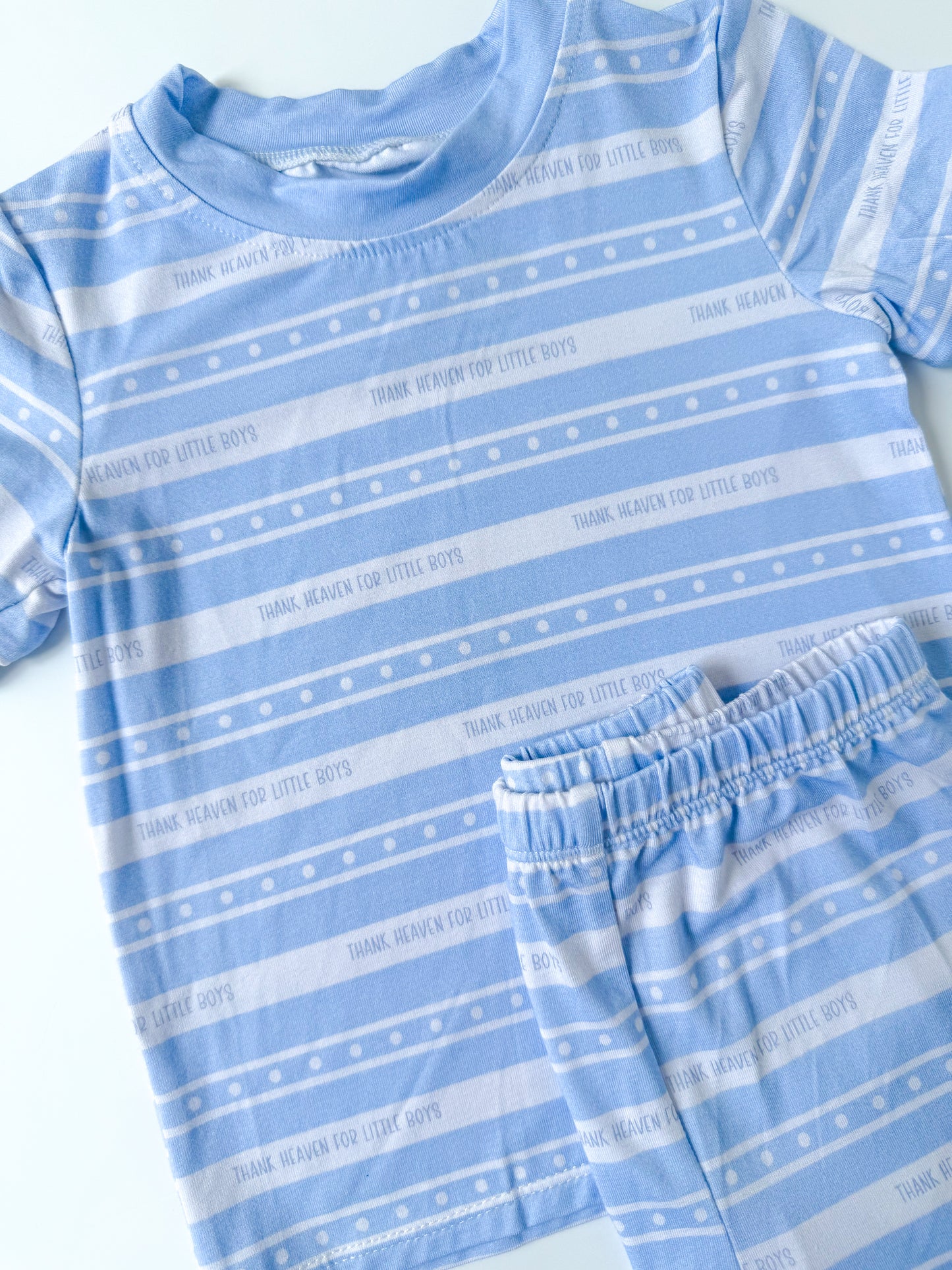 Thank Heaven for Little Boys Bamboo Set