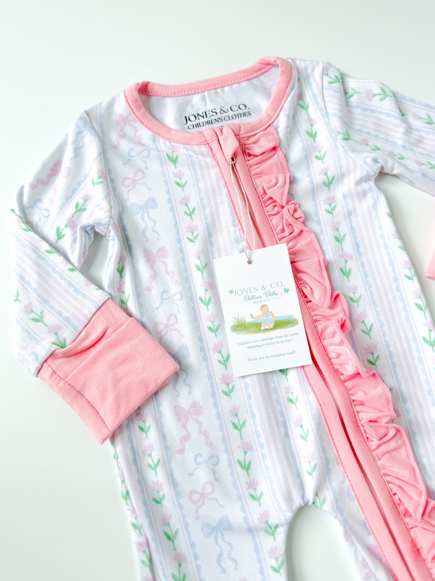 Darling Bow Girl’s Bamboo Zippy