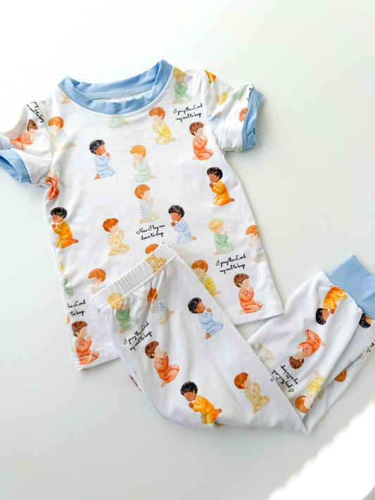 Bedtime Prayers Boy’s Bamboo Set