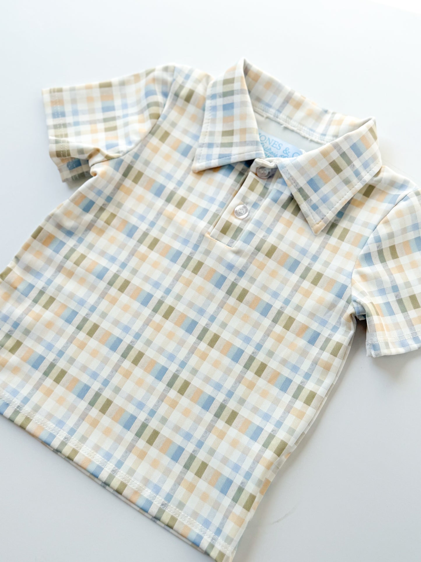 Fall Plaid Boy’s Short Set